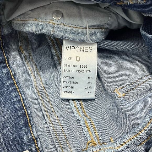 VIP Ones Button Fly Skinny Jeans Size 0 Women’s - Picture 6 of 12